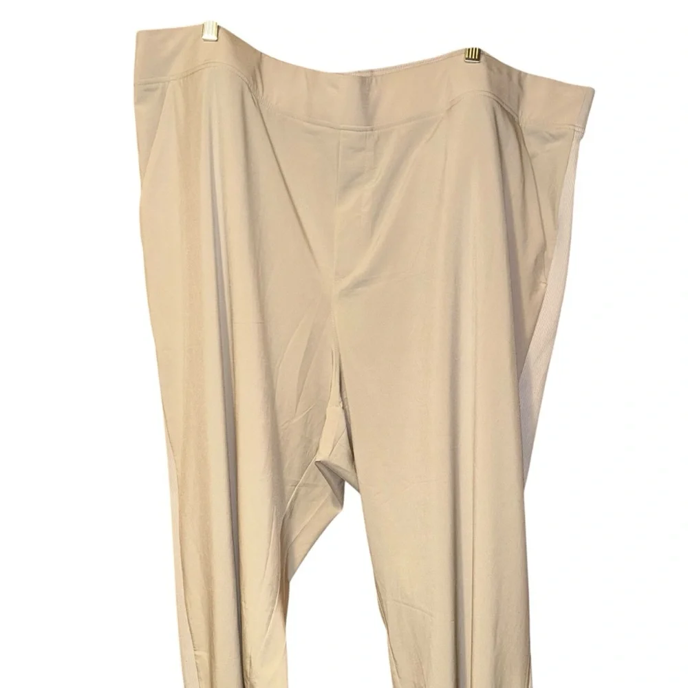 Athleta Womens Plus Brooklyn Ankle Pants Tan Size 26‎ Stretch Lightweight Travel